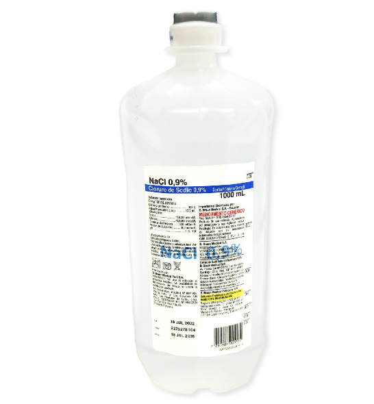 CLORURO DE SODIO BRAUN 0.9% FCO/1lt